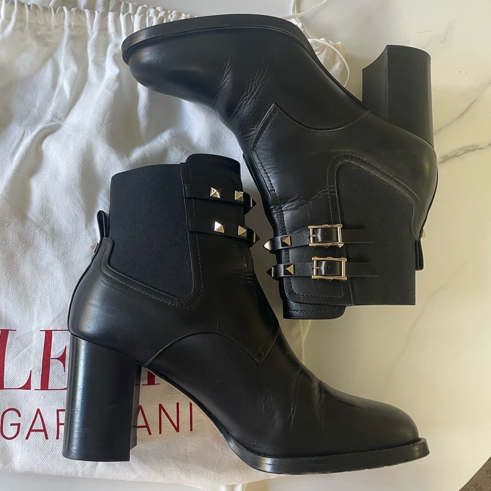 Valentino Rockstud Bootie worn 3X